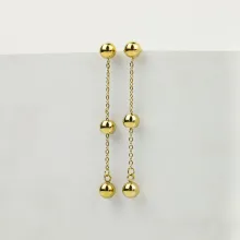 WOD Ball сережки 5* №13 gold — Фото 2