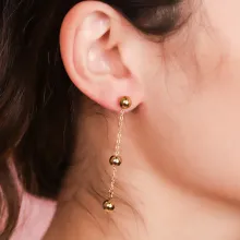 WOD Ball сережки 5* №13 gold — Фото 3