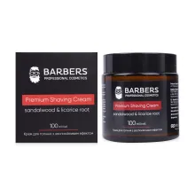 Barbers крем для гоління Sandalwood Licorice Root 100мл — Фото 2