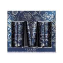 VivianGray Blue Botanicals набір гель д/душа лосьон д/тіла 2шт 250мл крем д/рук75мл — Фото 2